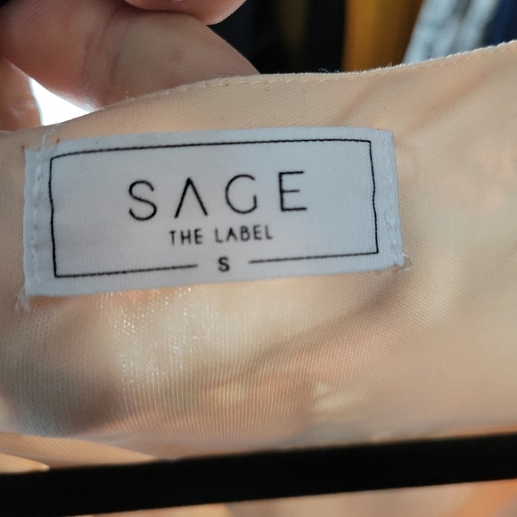 Sage The Label Orange Floral Ruffled Mini Wrap Dress XS - Picture 6 of 13